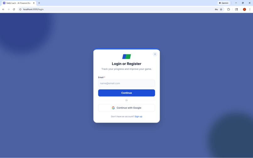 RallyCoach – screenshot 1