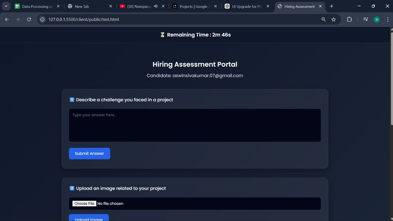 AIDetect Exam Platform – screenshot 2