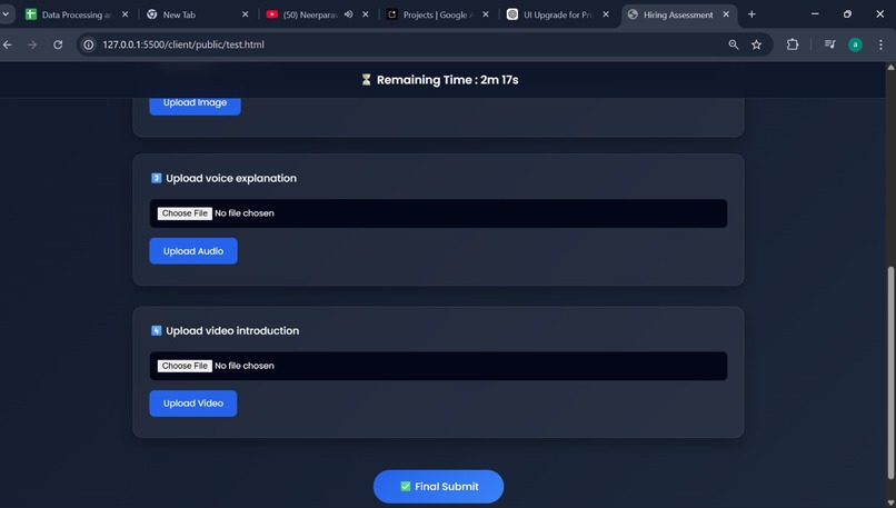 AIDetect Exam Platform – screenshot 3