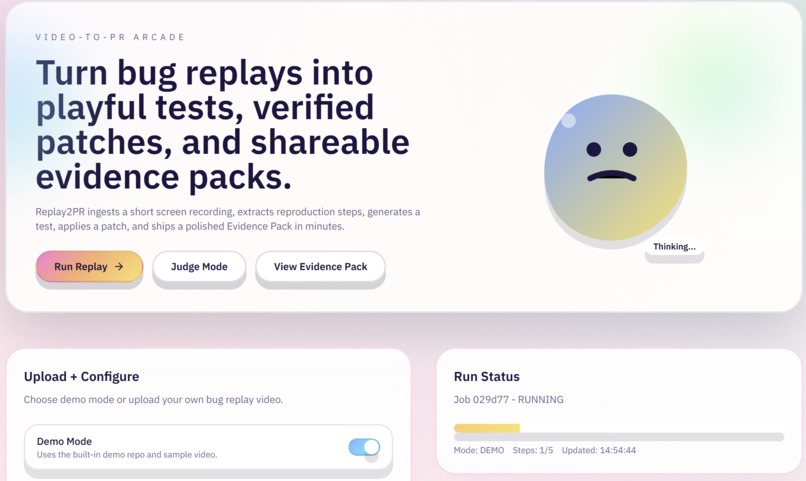 Replay2PR – screenshot 3