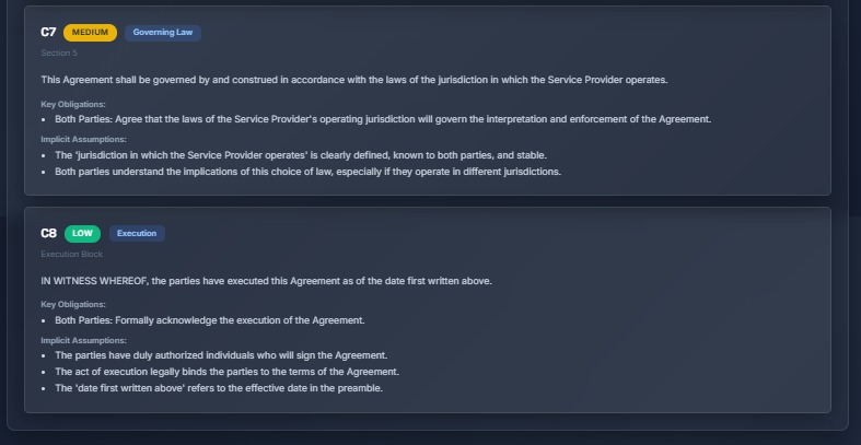 LexiGuard: AI Legal Risk & Compliance Reasoning Engine – screenshot 6