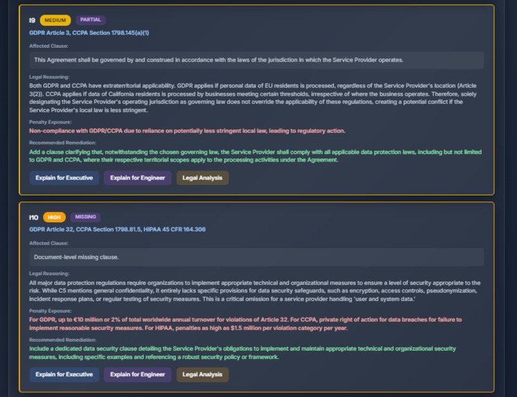 LexiGuard: AI Legal Risk & Compliance Reasoning Engine – screenshot 11