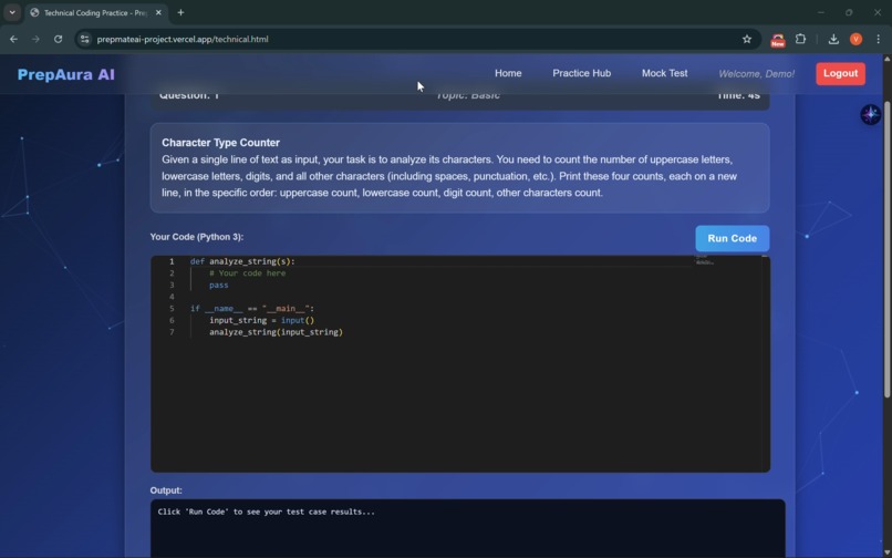 PrepAura - Multimodal AI Interview Preparation Platform  – screenshot 6