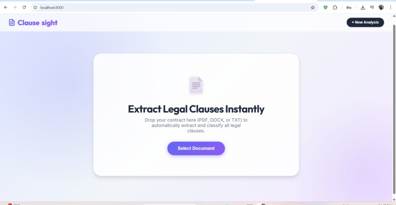 ClauseSight – Hidden Eligibility & Disqualification Finder – screenshot 1