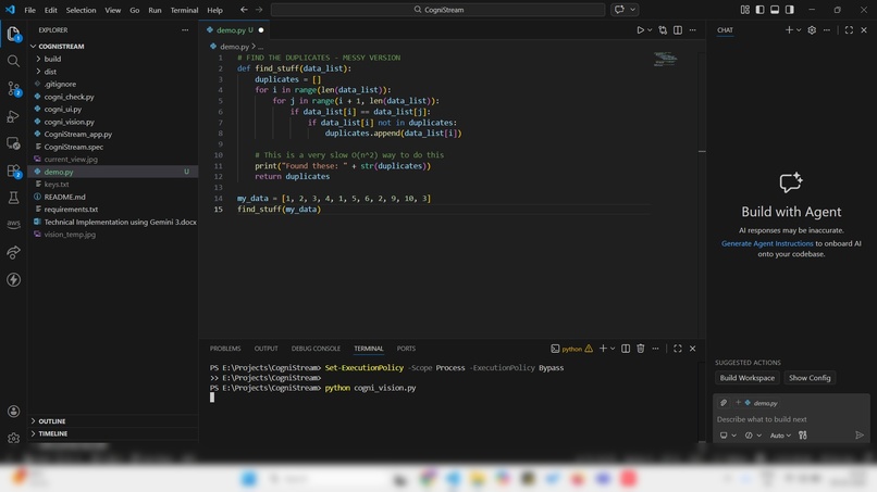 CogniStream – screenshot 1