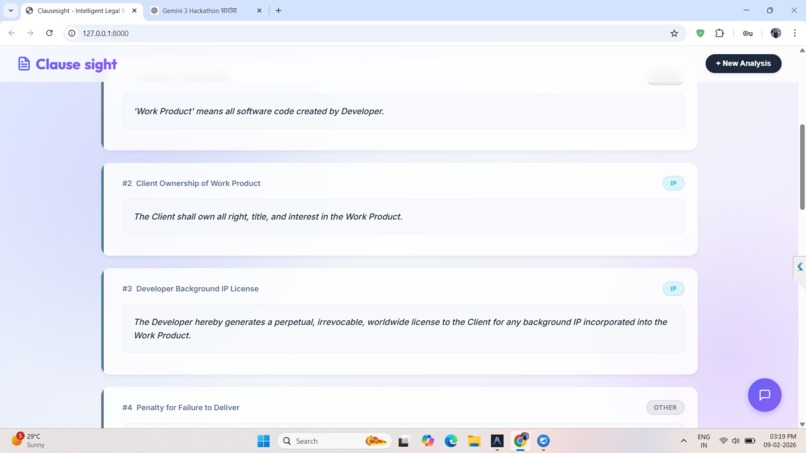 ClauseSight – Hidden Eligibility & Disqualification Finder – screenshot 3