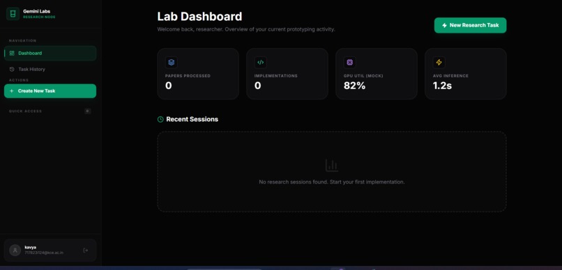 ArXiv-to-Code: Automated Research Prototyping Engine – screenshot 1