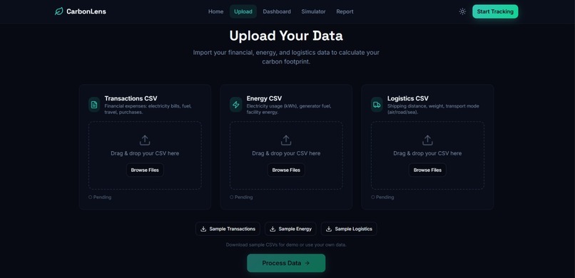CarbonLens AI — Carbon Footprint Tracker for Businesses – screenshot 4