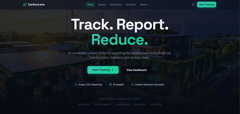 CarbonLens AI — Carbon Footprint Tracker for Businesses – screenshot 5
