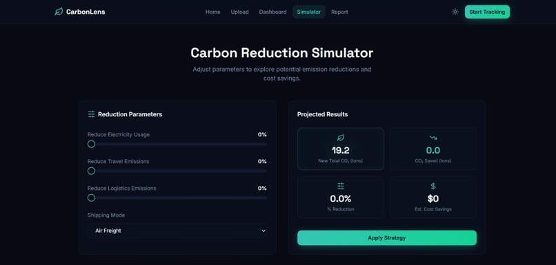 CarbonLens AI — Carbon Footprint Tracker for Businesses – screenshot 7