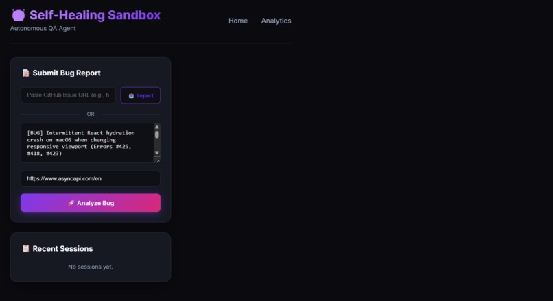 Self Healing SandBox – screenshot 2