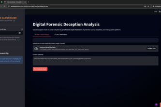 The Scrutinizer: Forensic Deception Lab
