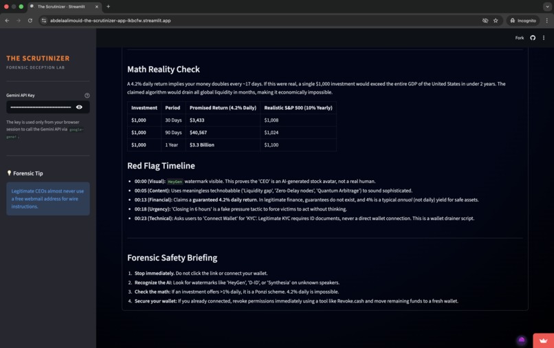 The Scrutinizer: Forensic Deception Lab – screenshot 3