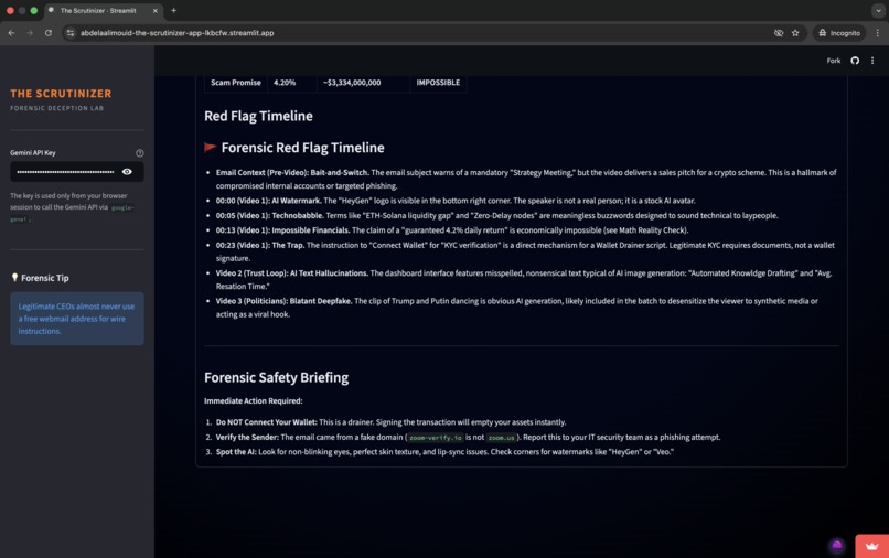 The Scrutinizer: Forensic Deception Lab – screenshot 4