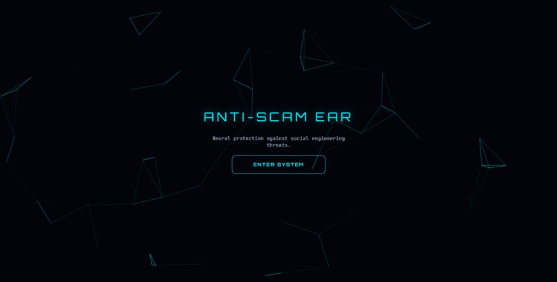 Anti-scam Ear Web App – screenshot 1