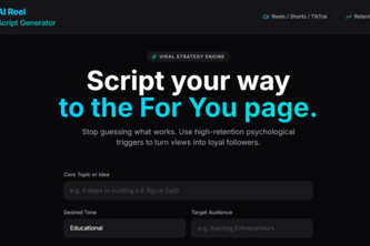 AI Reel Script Generator