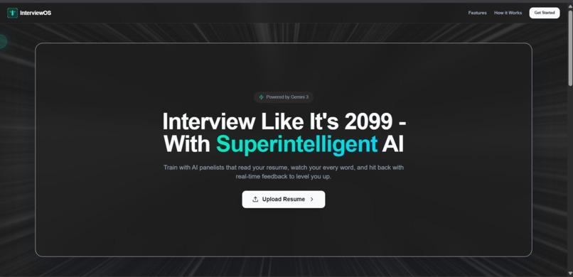 InterviewOS – screenshot 1