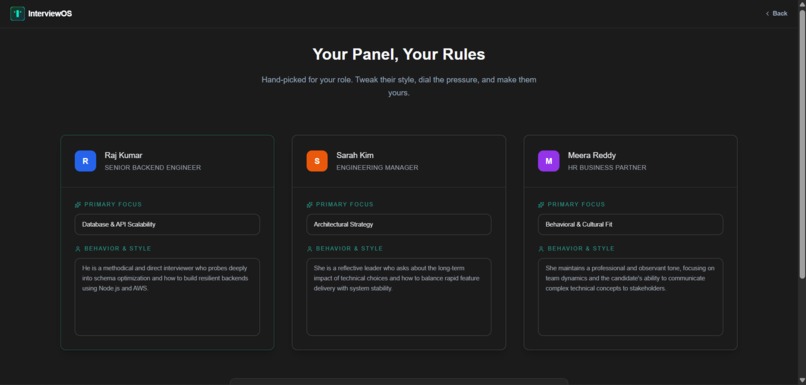 InterviewOS – screenshot 3