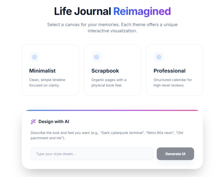 Gemini Life Journal – screenshot 1