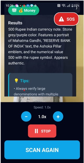 SCOUT: AI Navigator for the Visually Impaired – screenshot 4