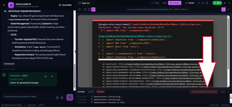 DaveLovable: UI/UX Code Agents  – screenshot 4