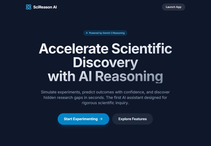 SciReason AI – screenshot 1