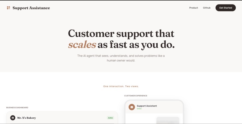 Support Assistance – screenshot 1