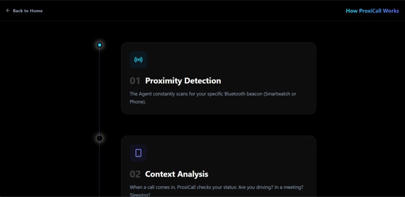Proxicall – screenshot 2