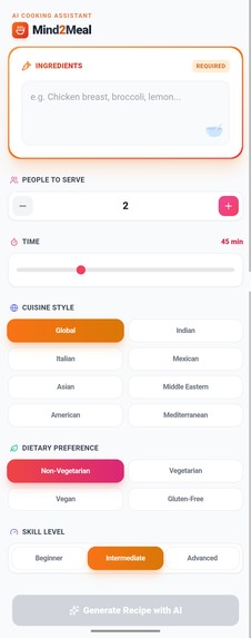 Mind2Meal – screenshot 1