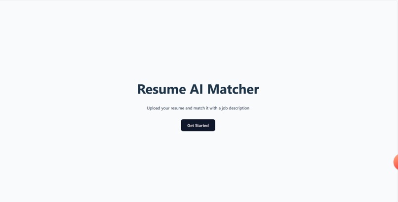 AI-Driven Resume–Job Description Matching System – screenshot 1