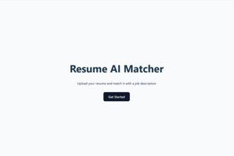 AI-Driven Resume–Job Description Matching System