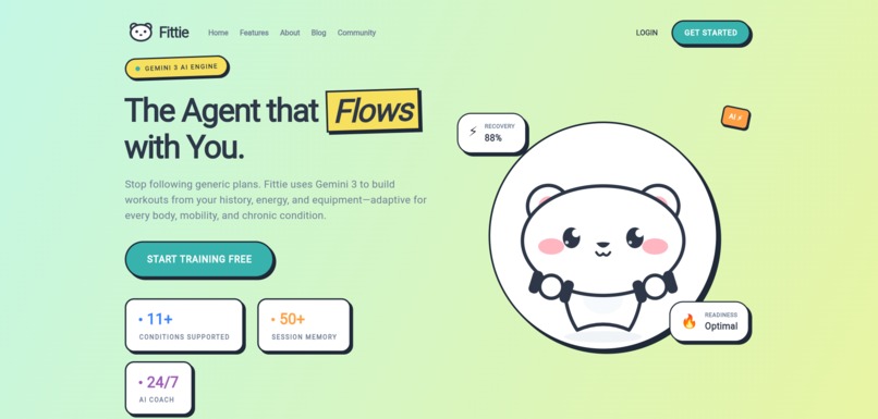 Fittie — Inclusive AI-Powered Adaptive Fitness Coach – screenshot 2
