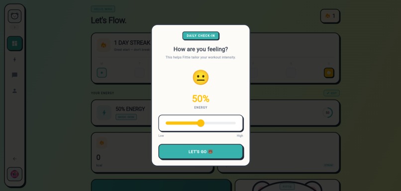 Fittie — Inclusive AI-Powered Adaptive Fitness Coach – screenshot 5