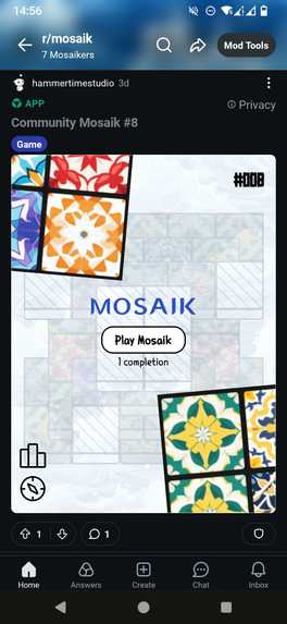 MOSAIK – screenshot 1