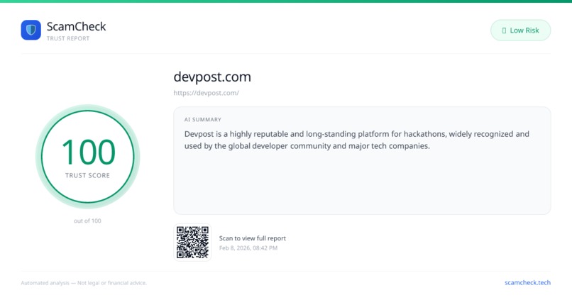 ScamCheck – screenshot 2