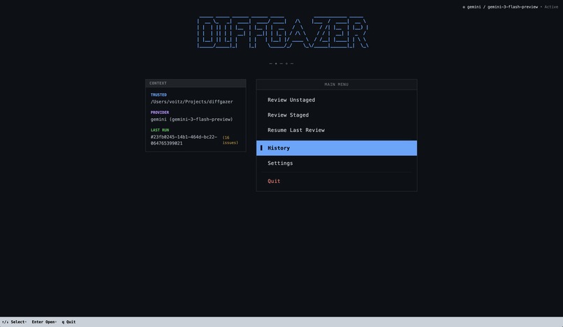 diffgazer – screenshot 1