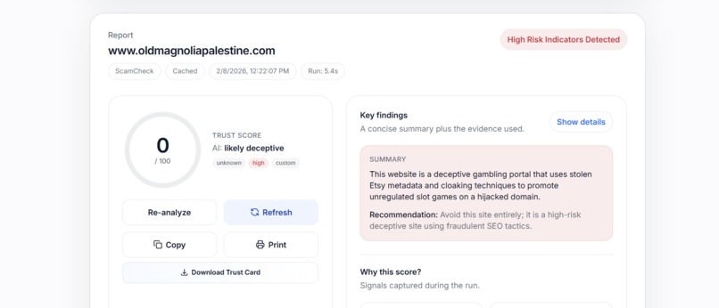 ScamCheck – screenshot 3
