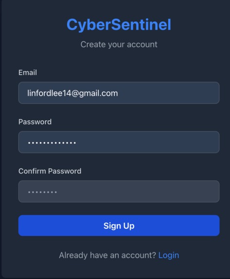 CyberSentinel – screenshot 1