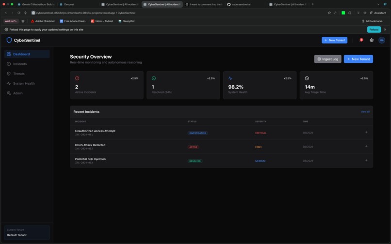 CyberSentinel – screenshot 3