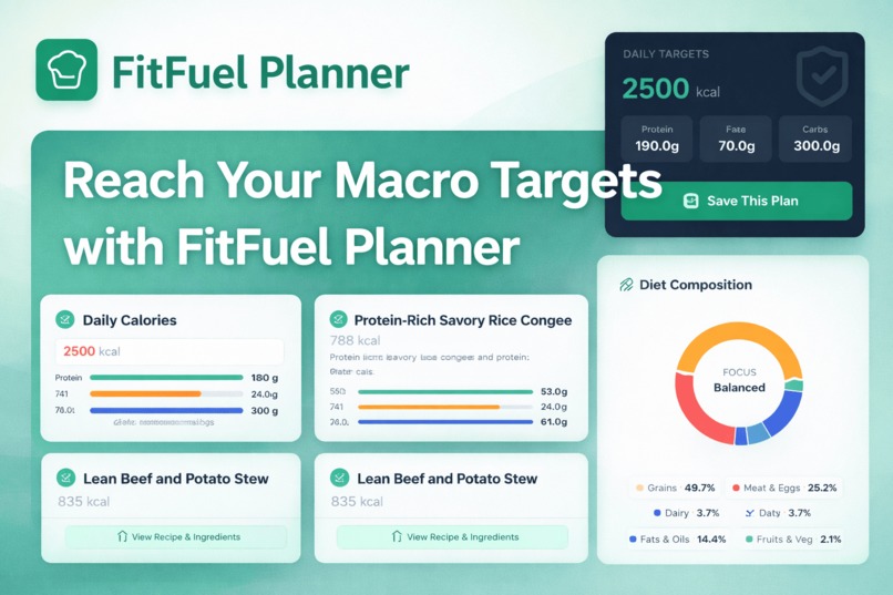 FitFuel Planner – screenshot 1