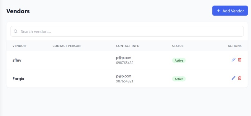 FreeERP – screenshot 2