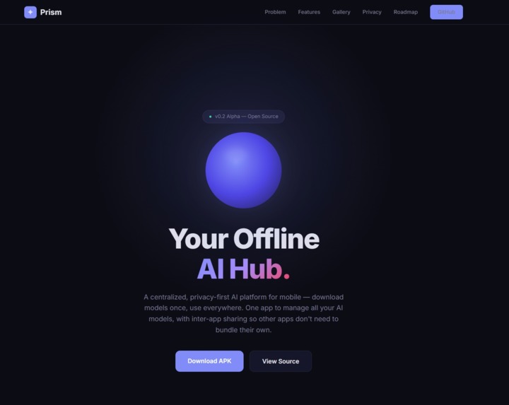 Prism – Mobile AI Hub – screenshot 1
