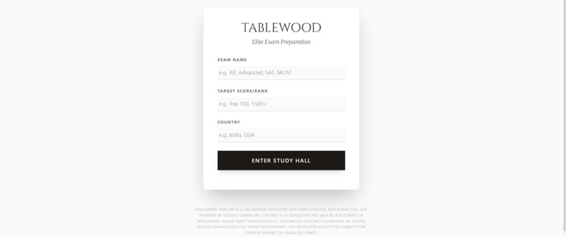 TableWood – screenshot 1