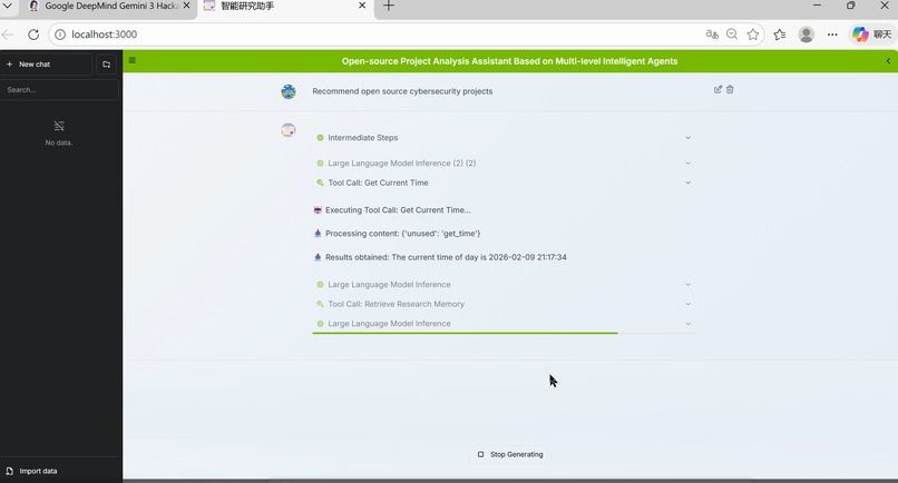 Multi-Agent Open-Source Project Analysis Assistant – screenshot 3