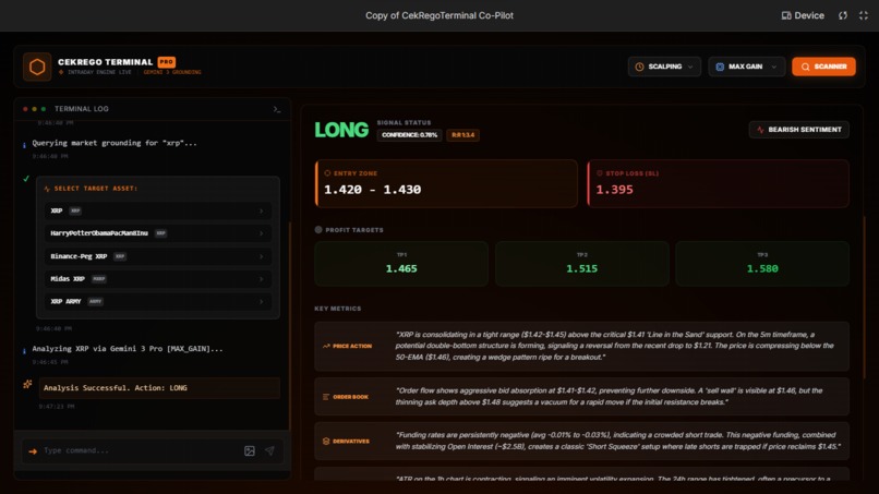 CekRego Terminal – screenshot 2