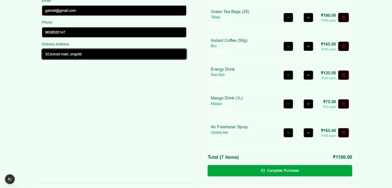 Real-Time Retail Analytics Dashboard – screenshot 1