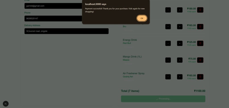 Real-Time Retail Analytics Dashboard – screenshot 2