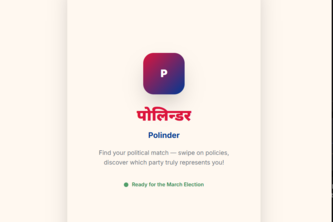 Polinder (Politics/Politician + Tinder) 