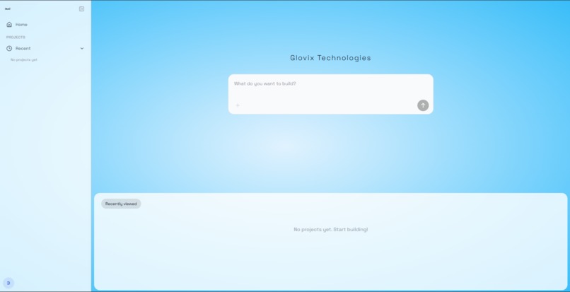 Glovix AI Web Builder – screenshot 2