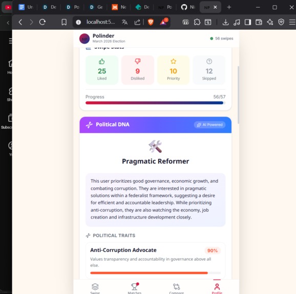 Polinder (Politics/Politician + Tinder)  – screenshot 8